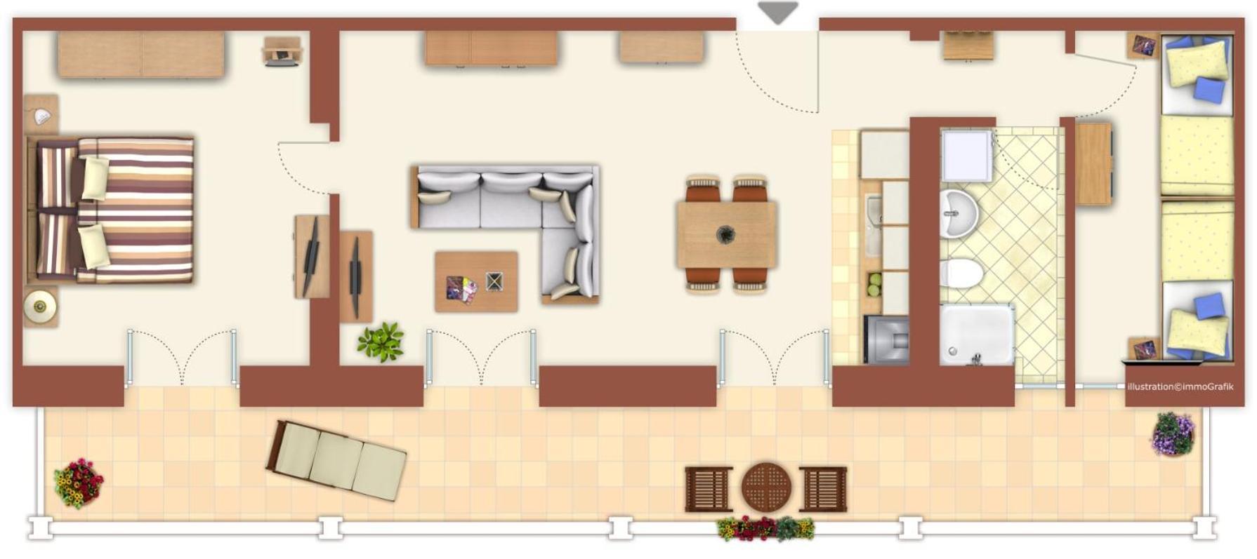 Apartment Berringer, Barsch, Direkt An Der Promenade